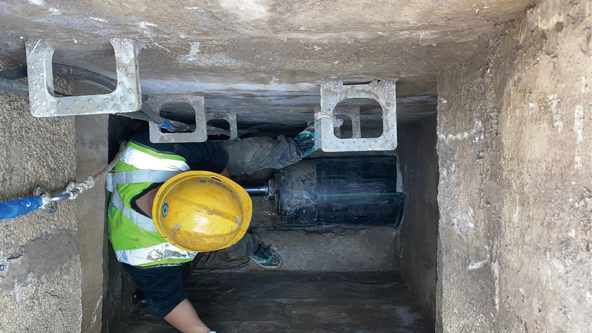 色达HDPE短管内衬法